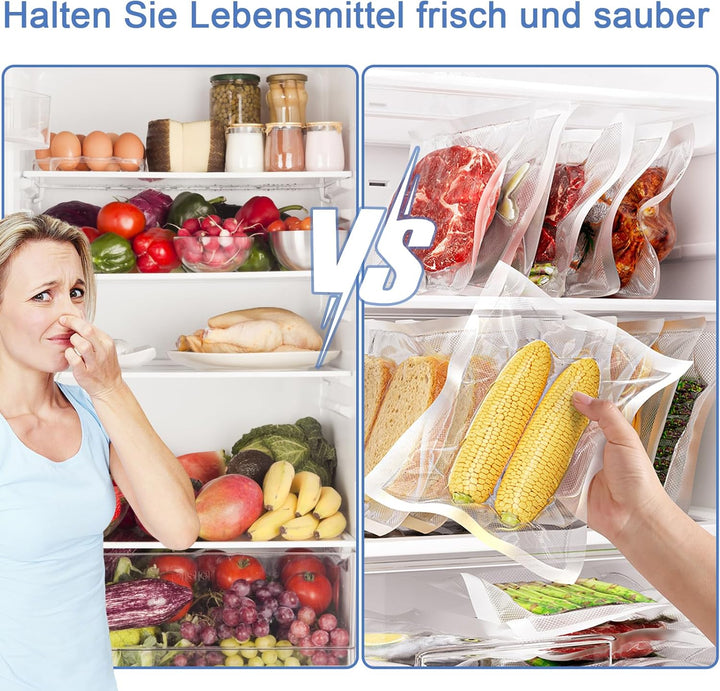 6 in 1 Vakuumiergerät für Lebensmittel, automatische Trocken- und Feuchtlebensmittel, Vakuumiergerät