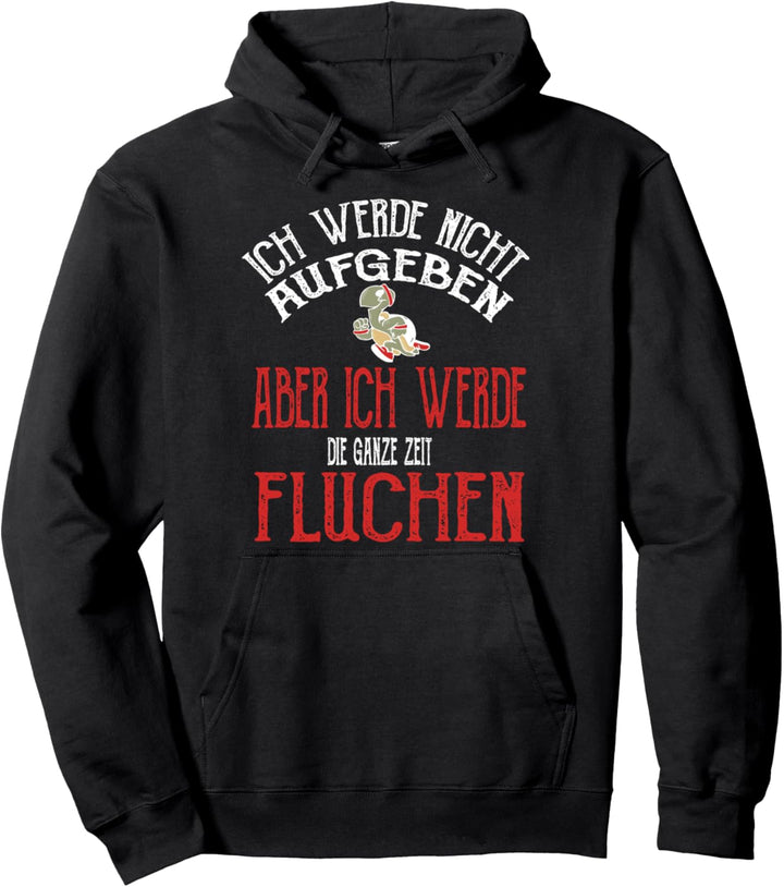Ich Werde Nicht Aufgeben Läufer Schildkröte Laufen Joggen Pullover Hoodie