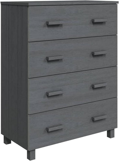 Gecheer Sideboard Schubladenschrank 4 Schubladen Kommode Anrichte Schrank Beistellschrank Schubladen