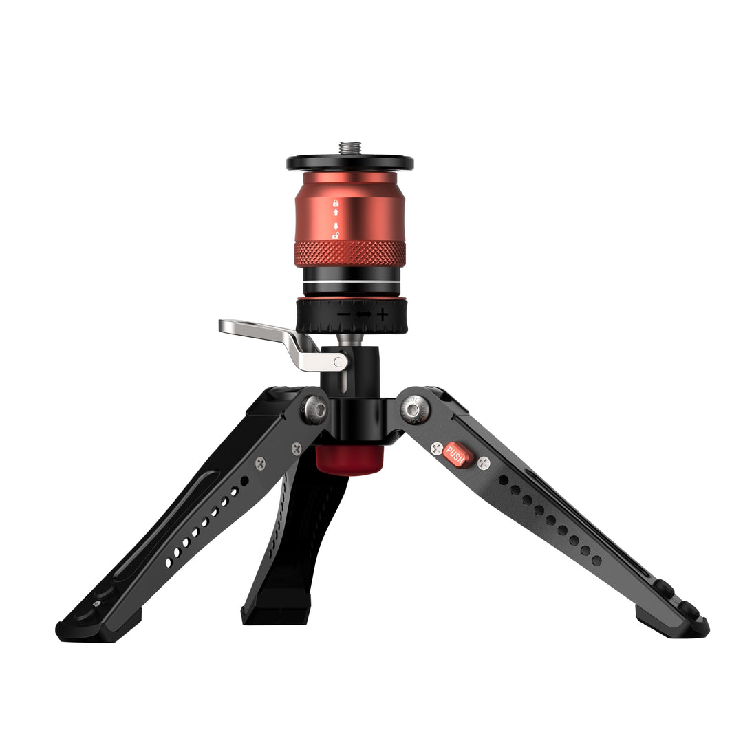 IFOOTAGE Cobra 3 Base-P,Tragbares Mini-Tischstativ für Cobra 2 Einbeinstativ, Innovatives Pedaldesig