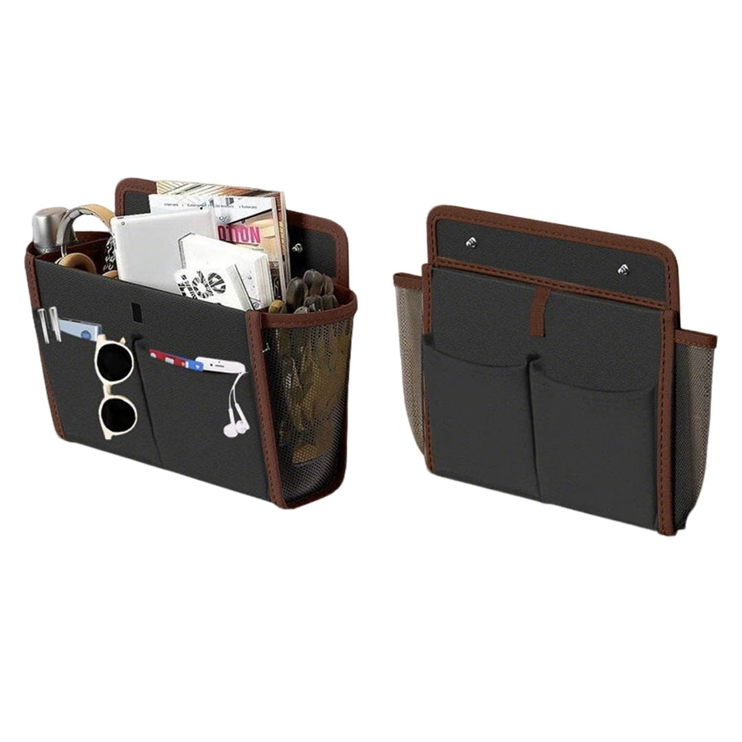 TWSOUL 2 Stück Wohnwagentür Organizer, Hängeorganizer, Schwarz Wandtasche, Hängende Aufbewahrungstas