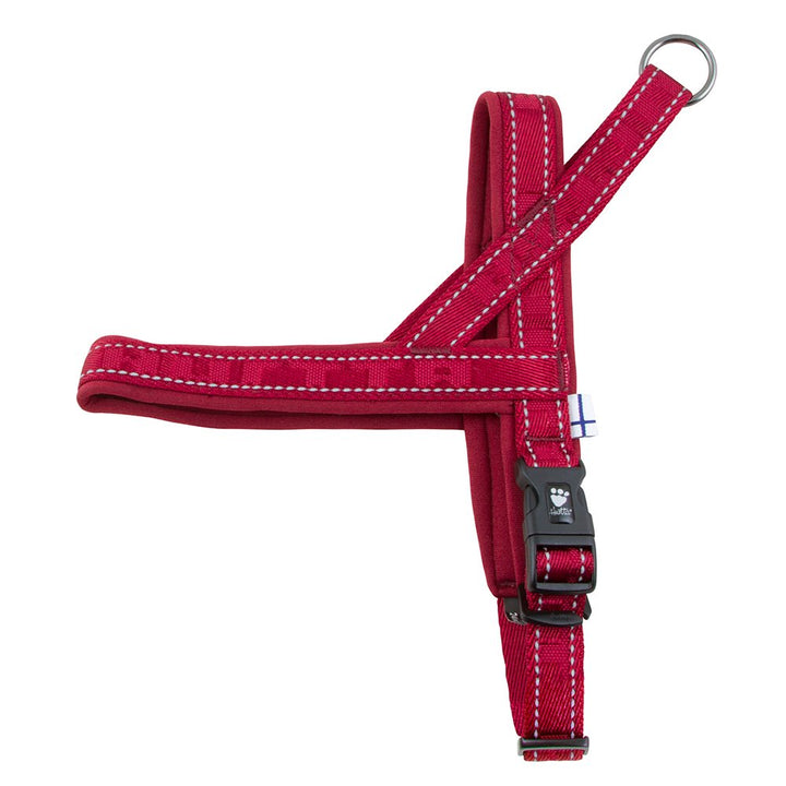 Hurtta Casual Padded Dog Harness, Lingon, 32 in Lingon 28-32", Lingon 28-32"
