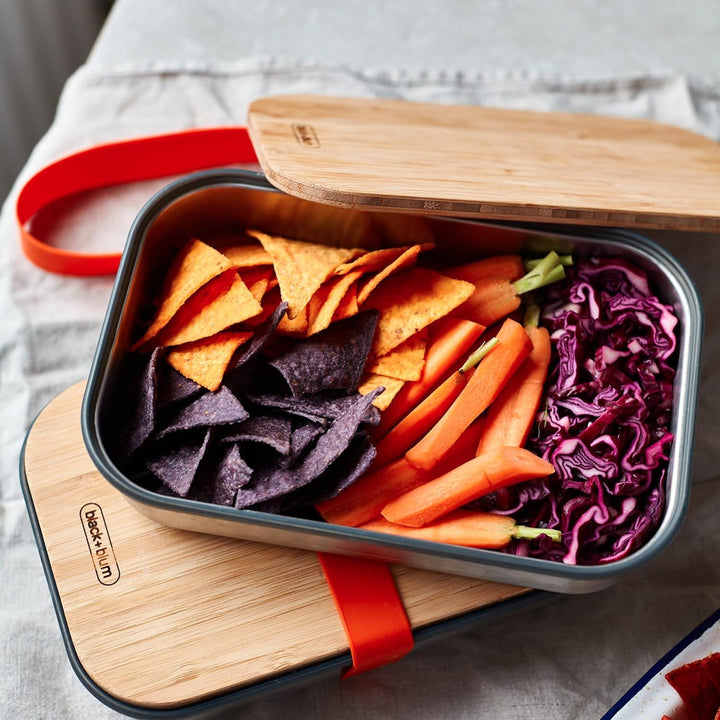 Edelstahl Sandwich 900 ml Orange, 900 ml Orange