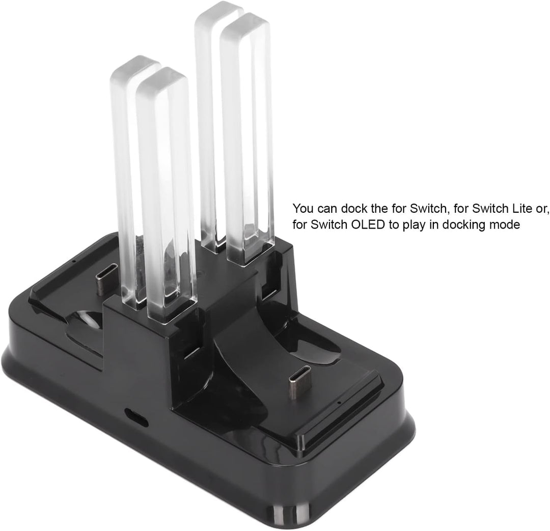 Annadue Ladestation für Pro Controller/Joy Controller für Switch/Switch Lite/Switch OLED für Control