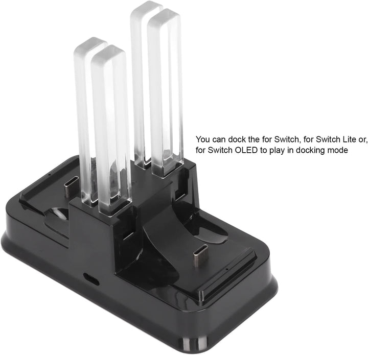 Annadue Ladestation für Pro Controller/Joy Controller für Switch/Switch Lite/Switch OLED für Control