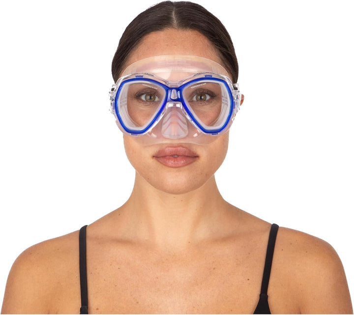 Seac Set Elba, Schnorchelset aus hypoallergenem Silikon mit Maske und Schnorchel für Erwachsene narr