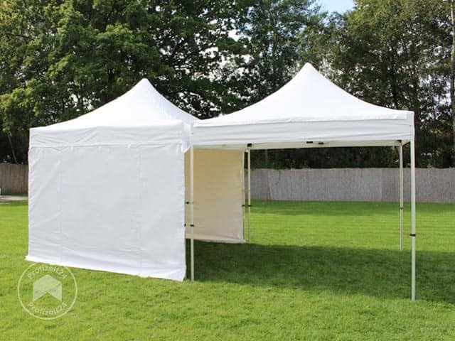 TOOLPORT 4 m Lange Verbindungsrinne Regenrinne Verbindung für Faltpavillons Pavillon Marktstand Falt