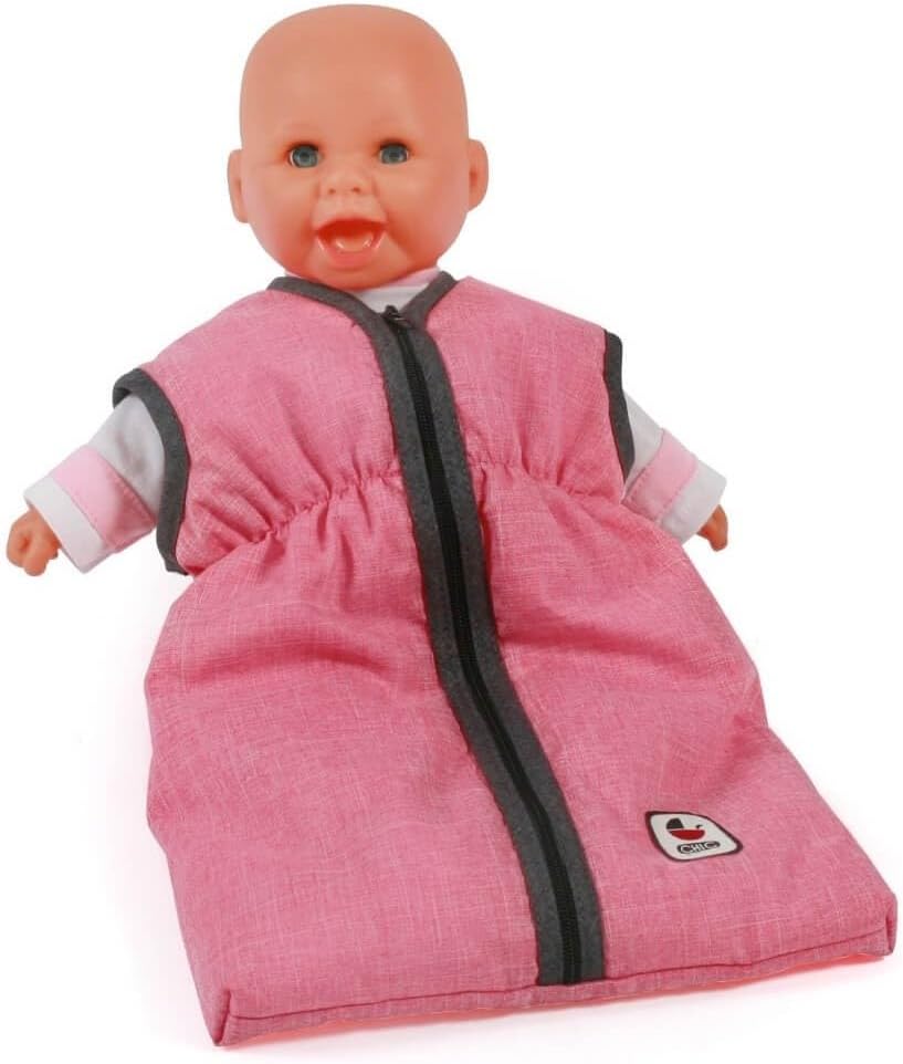 Bayer Chic 2000 792 41 Puppenschlafsack für Baby-Puppen bis 55 cm, Puppenkleidung, Puppenzubehör, Me