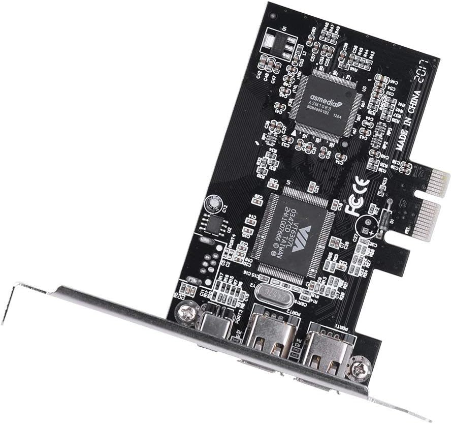 ASHATA PCI Express Karte,IEEE 1394b PCIe Firewire Karte PCI-E PCI Express FireWire Controller Karte