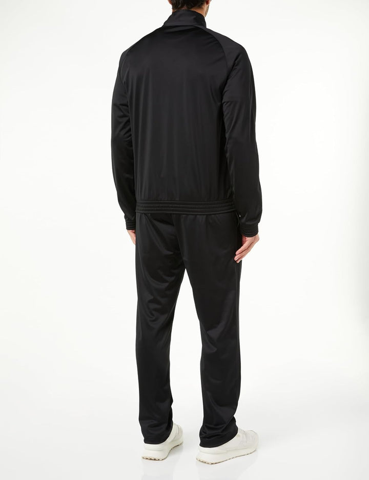 Champion Herren Legacy Tracksuits-Script Logo Poly-warpknit Full Zip Sportanzug M Nero, M Nero