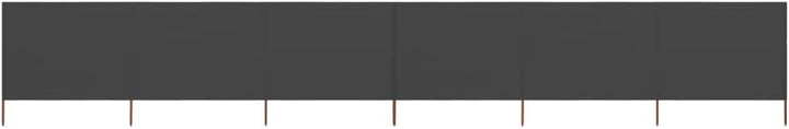 Festnight Faltbarer Windschutz 800 x 80 cm Grau | füt Strand, Camping und Garten, Vliesstoff und Hol