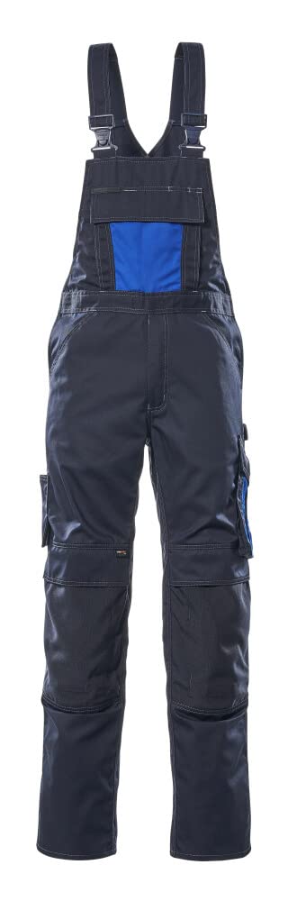 Mascot Latzhose "Augsburg" Grösse L82cm/C44, 1 Stück, schwarz / blau / kornblau, 12169442-01011-82C4