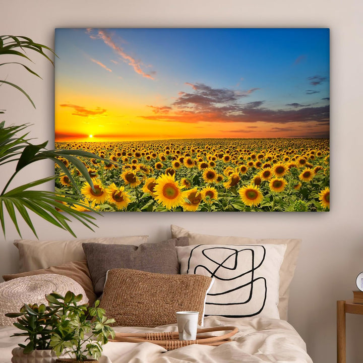 MuchoWow© Bild auf Leinwand Gross 120x80 cm XXL Schlafzimmer Bilder Wand Deko Wohnzimmer Modern Wand