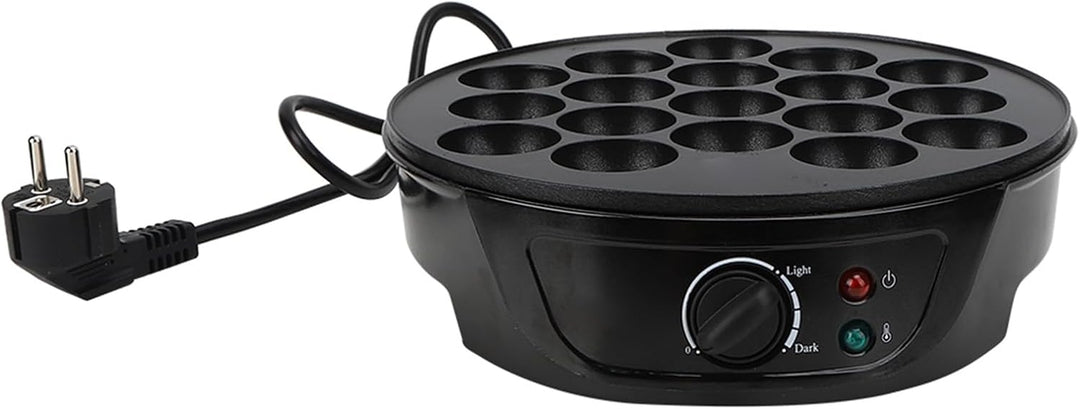 18 Runde Formen, Antihaftbeschichtung, 750W, 4cm Öffnung, Elektrische Takoyaki Maschine zum Geniesse