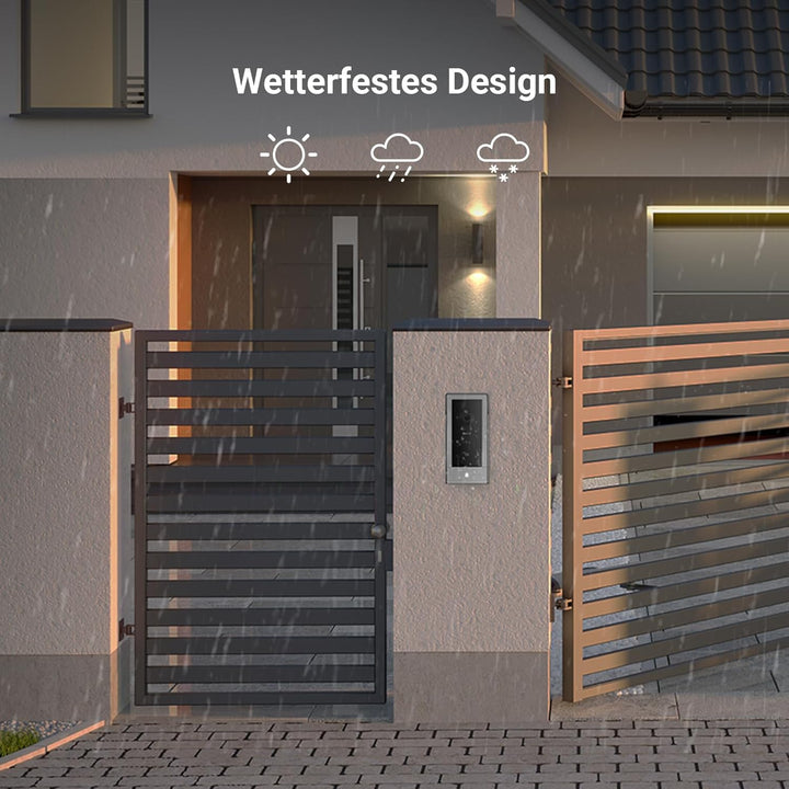EZVIZ Video-Türsprechanlage, WiFi Türklingel mit 7" Farb-Touchscreen, 1080p Nachtsicht und Zwei-Wege
