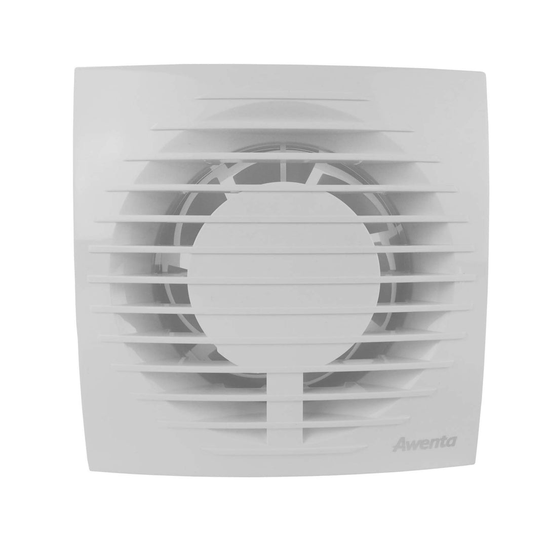 VONLIS Badventilator Badlüfter Lüfter Bad Ventilator Einbautiefe 50 mm kurz Ø 100 mm Standard nein,