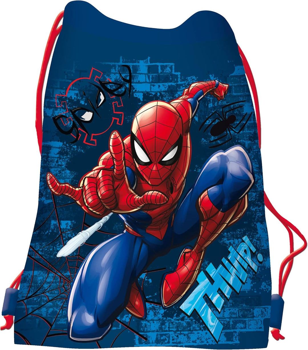Schulranzen Set Spiderman Marvel, Grundschule Jungen, 4-teilig leicht ergonomisch