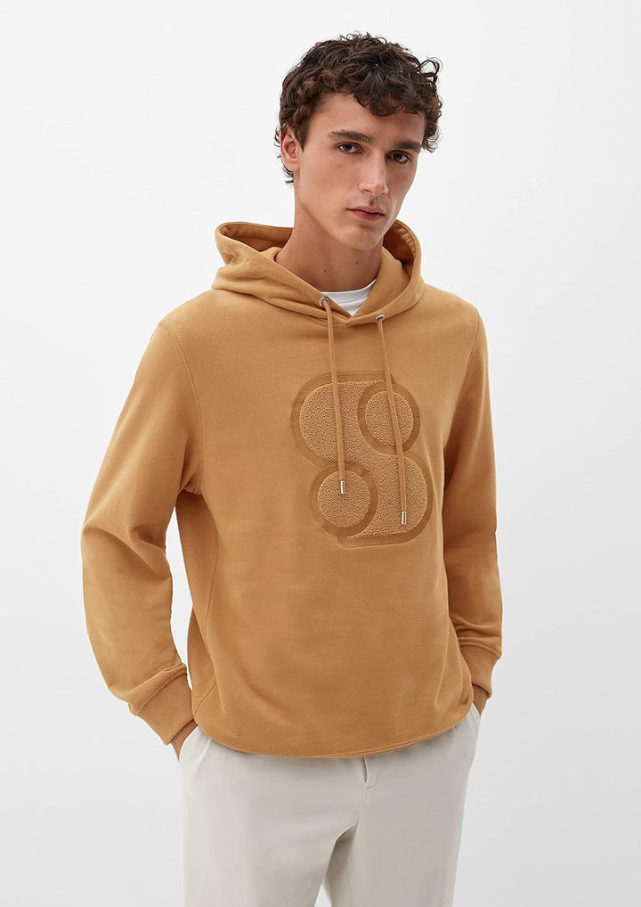 s.Oliver Herren Sweatshirt Langarm S Brown, S Brown
