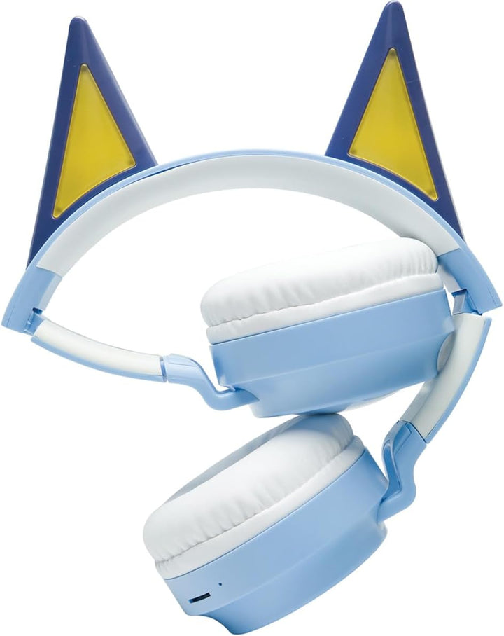 Lexibook, Bluey, Bluetooth-Kopfhörer, blau, HPBT015BY | 2-in-1 Bluetooth &amp; kabelgebunden, 3D-Design,