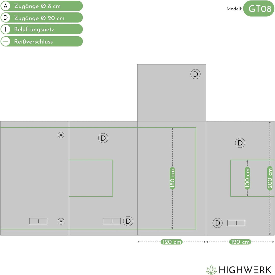Zelsius Growzelt "MyHomeGrow" Grow tent | Indoor Growbox | Growroom Growschrank Darkroom Pflanzenzel