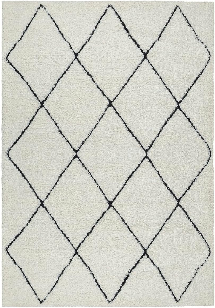 the carpet Velvet eleganter Designer Teppich Wohnzimmer, weicher &amp; pflegeleichter Hochflor Wohnzimme