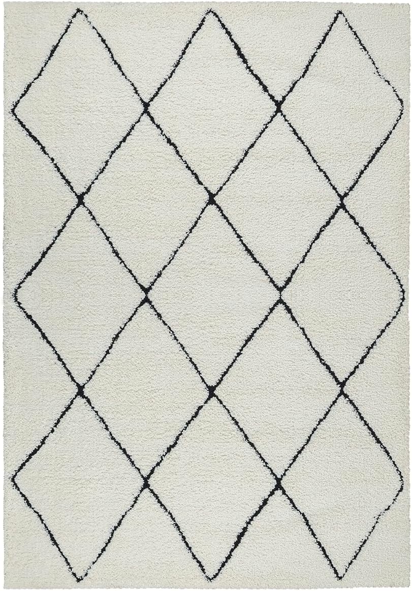 the carpet Velvet eleganter Designer Teppich Wohnzimmer, weicher &amp; pflegeleichter Hochflor Wohnzimme
