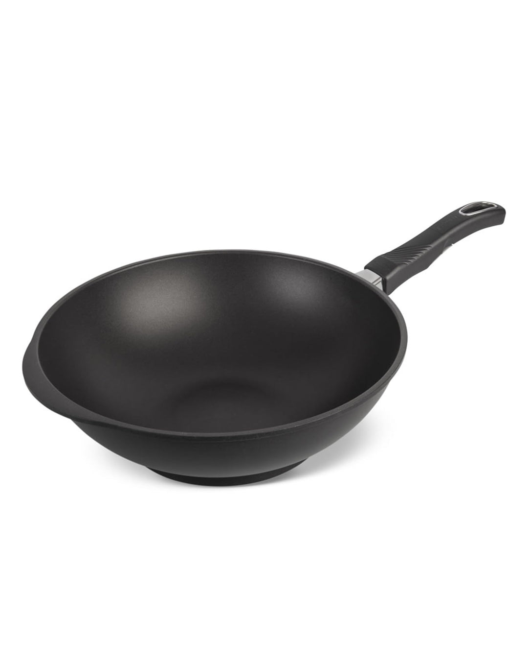 Original Gundel GUSS-WOK, Ø 30 cm, Höhe 10 cm, Rühr-Pfanne PFOA-frei, Akku-Therm Boden - fester Stie