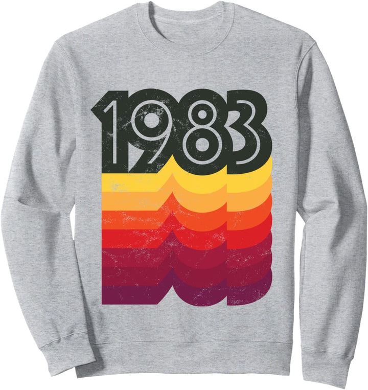 80er Jahre Stil Retro Geburtstag Vintage 1983 Sweatshirt