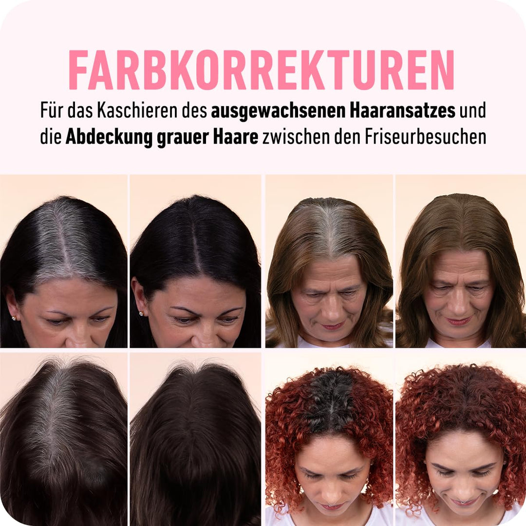 BOLDIFY Ansatzpuder ﻿Grosspackung - Haar Concealer zur Haarverdichtung für Frauen und Männer, Grauab