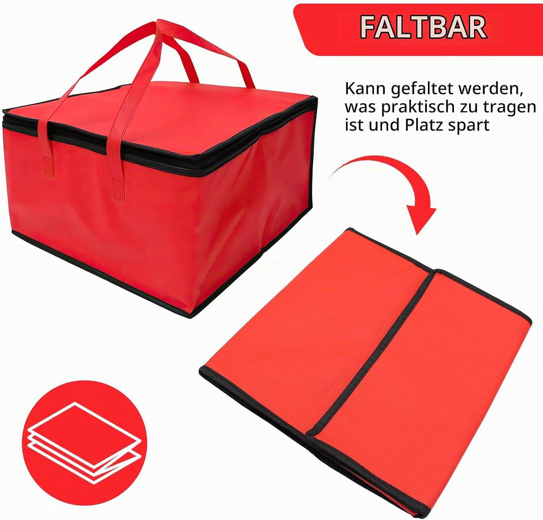 Kühltasche Gross 40 x 40 x 24 cm, Kühltasche für Torten, Bbierkasten, Lebensmittellieferung, Isolier