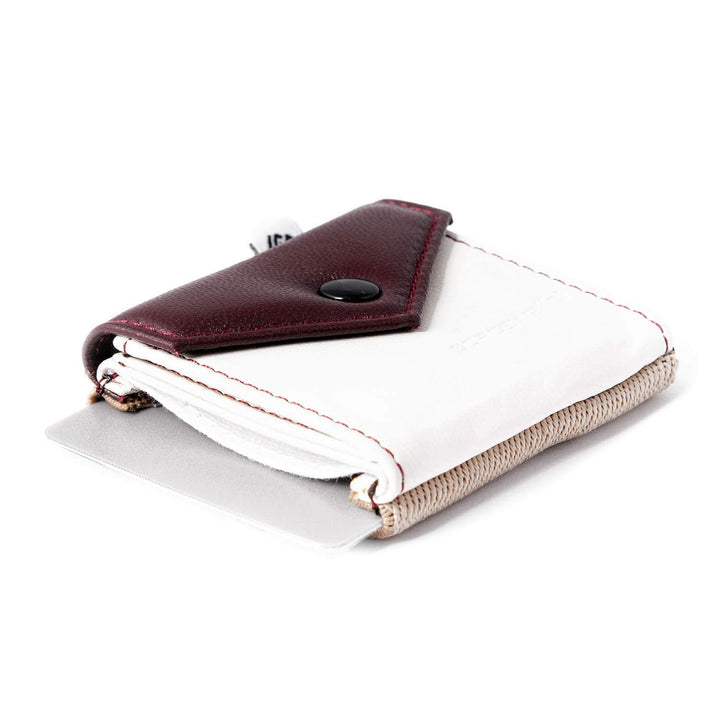 Geldbörse klein mit Münzfach aus Echt-Leder für Damen &amp; Herren I Slim Wallet Portemonnaie I 15 Karte
