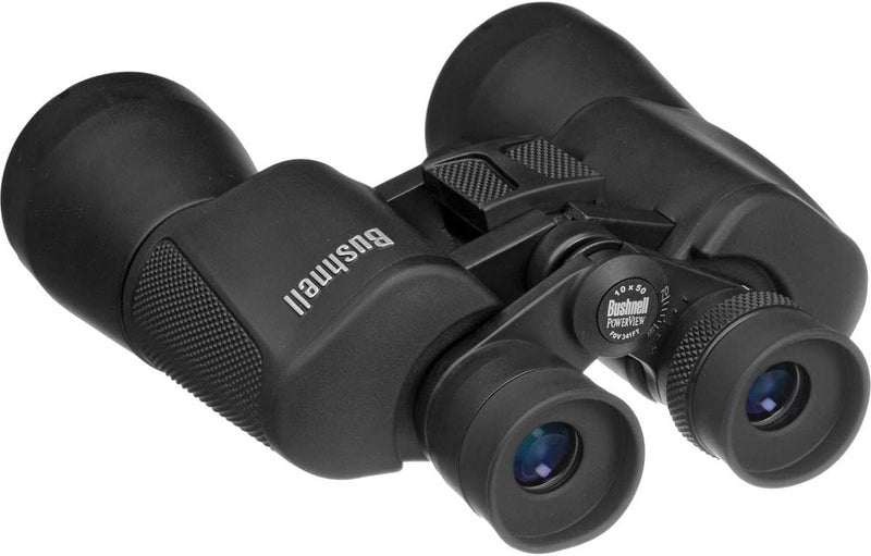 Bushnell - Powerview - 10x50 - Schwarz - Porroprisma - Insta-Fokus - Verstellbarer Diopter - Extreme