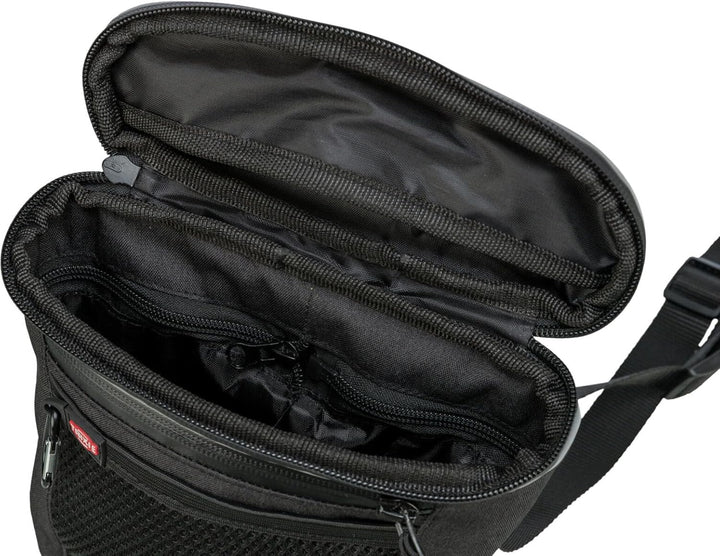 TRIXIE Snacktasche Duo Treat, 20 × 20 × 5 cm, anthrazit, Anthrazit 20 × 20 × 5 cm