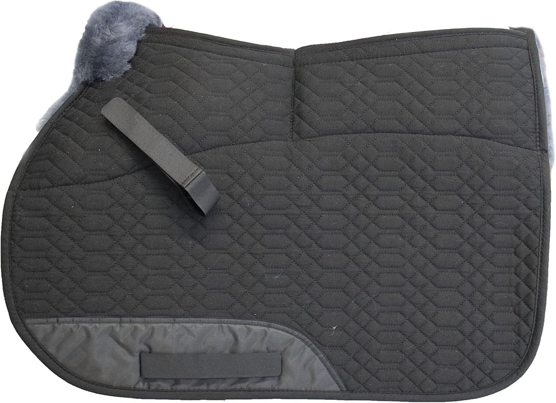 Engel Reitsport | SCHABRA1AP-VSS-SCH-ANT | Schabracke | Aufpolster Korrektur | Steppstoff | Lammfell