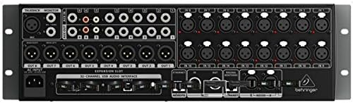 Behringer X32 RACK Digitaler Rack-Mixer mit 40 Eingängen und 25 Bussen, 16 programmierbaren Midas-Vo