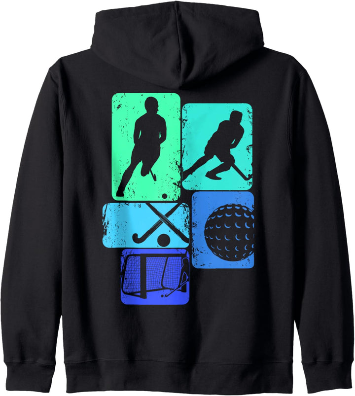 Feldhockey Hockey Hockeyspieler Jungen Kinder Kapuzenjacke