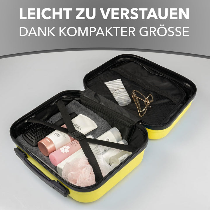 Xonic® Design Kosmetikkoffer aus ABS Hartschale – Robustes Beautycase als Handgepäck - Kosmetiktasch