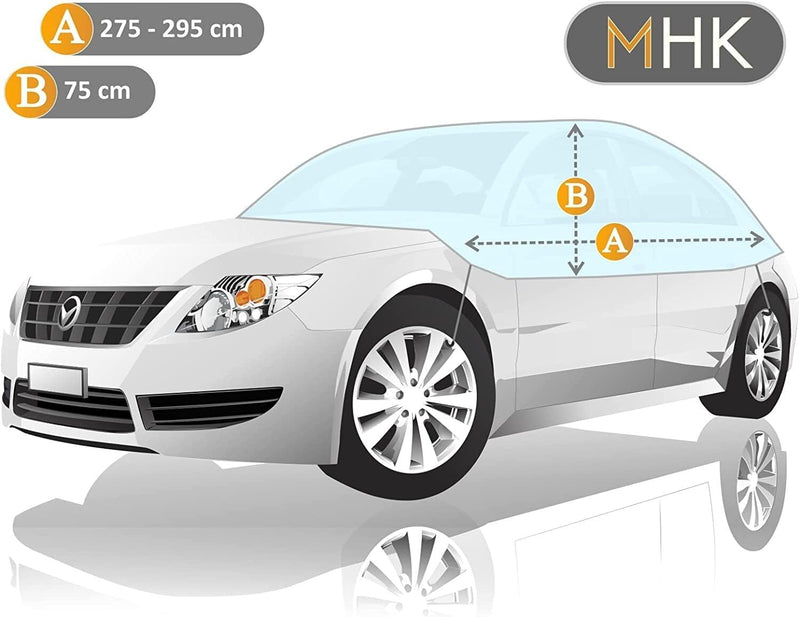 Scheibenschutz Halbgarage für Winter Sommer Herbst kompatibel mit Mercedes B-Klasse W245 - Autoabdec