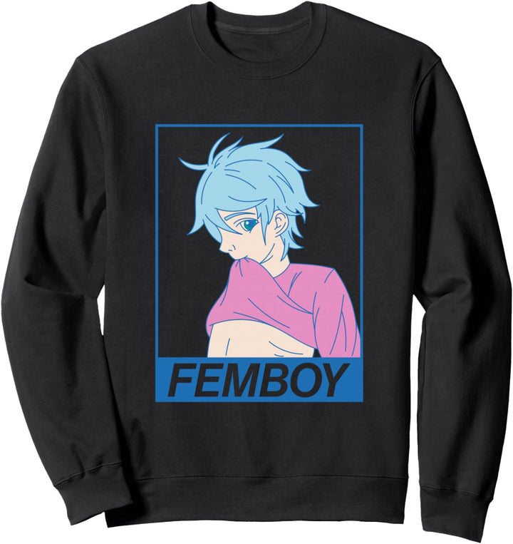 Anime Gay Boy Yaoi Design für einen Femboy Sweatshirt