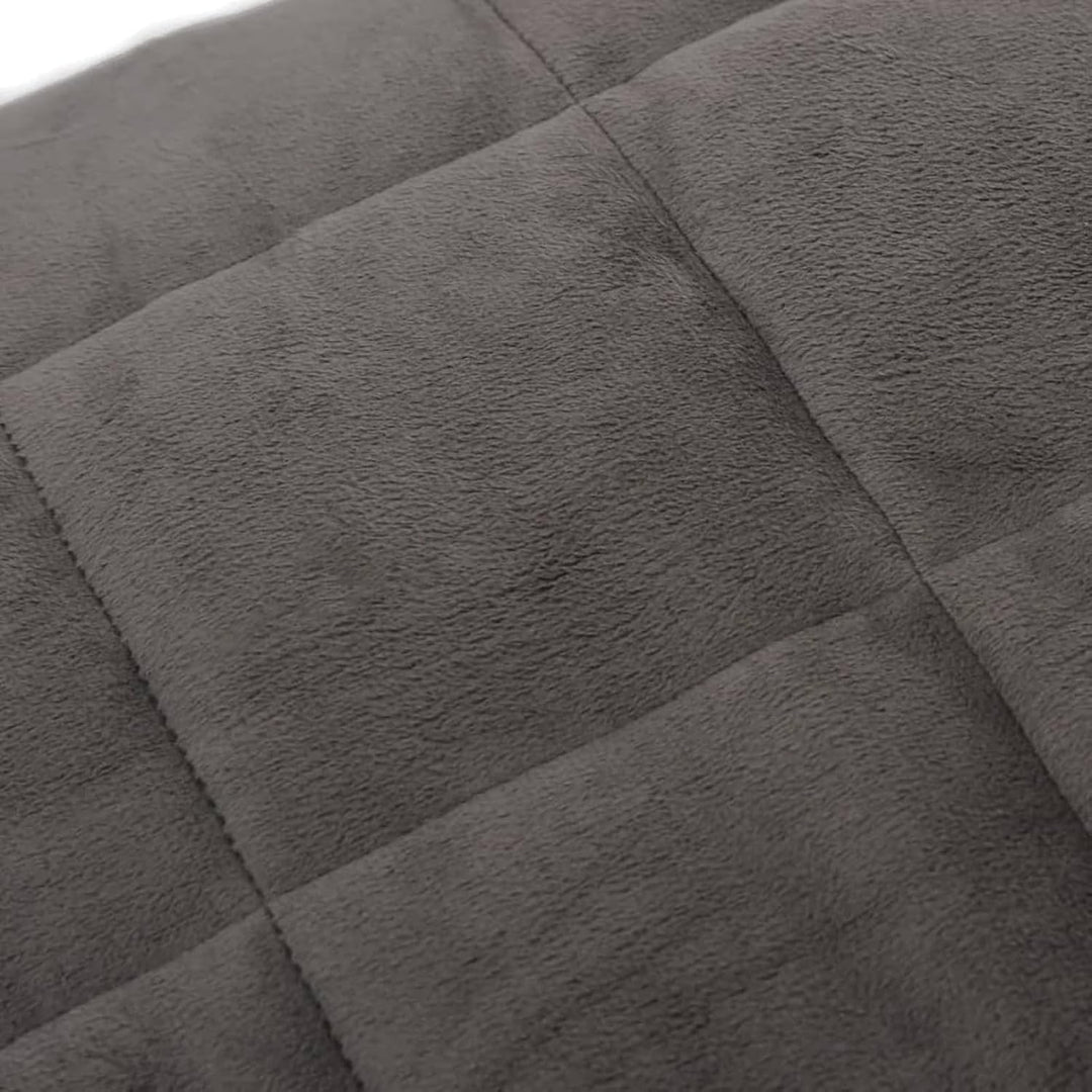 Homgoday Gewichtete Decke, Grau, 200 x 200 cm, 13 kg, Stoff, Möbel warme und bequeme Decke, hochwert
