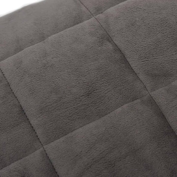 Homgoday Gewichtete Decke, Grau, 200 x 200 cm, 13 kg, Stoff, Möbel warme und bequeme Decke, hochwert