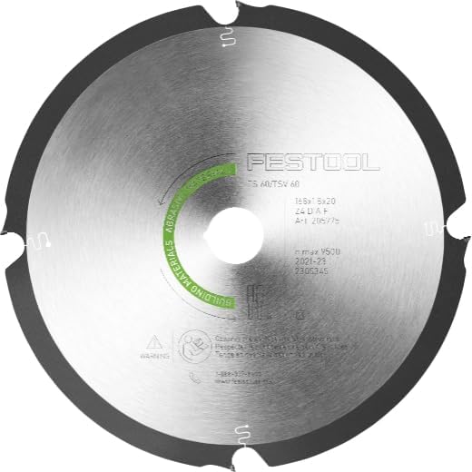 Festool Diamant-Kreissägeblatt DIA 168x1,8x20 F4 ABRASIVE MATERIALS