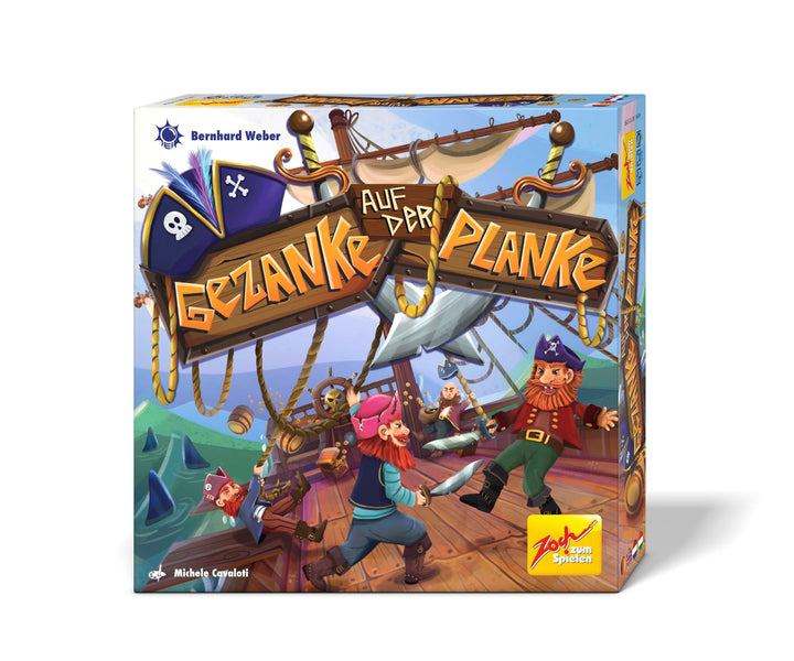 Zoch 601105159 Gezanke auf der Planke – das spannende Piratenspiel, 2 bis 4 Spieler, ideales Familie