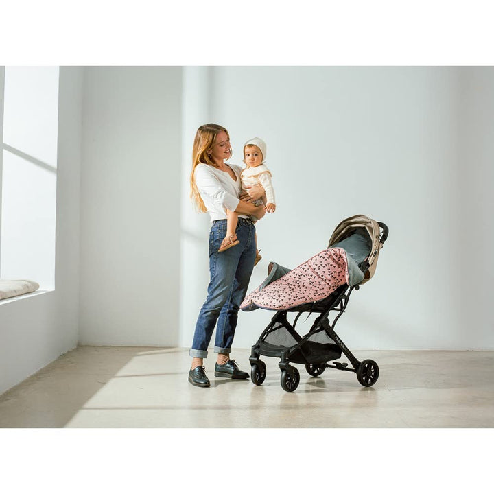 Universal WinterFusssack "Montan" für Kinderwagen, rosa