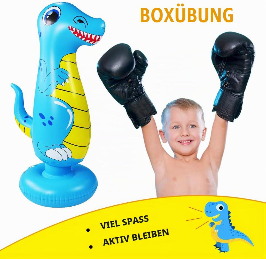 SUNSHINEMALL Boxsack für Kinder Boxen Dummy aufblasbare Cool Spass Spielzeug für Jungen Sport Gesche