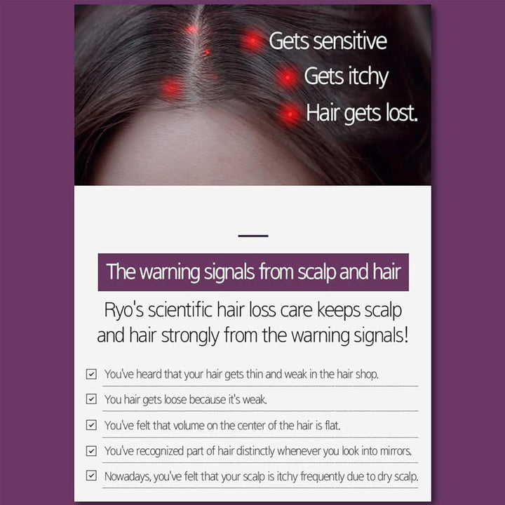 Ryoe Korean Jayang Shampoo for Oily Scalp Purple 400ml by Ryo