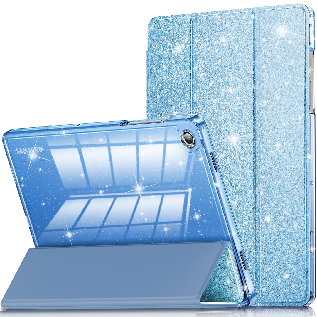 INFILAND Hülle für Samsung Galaxy Tab A11+/A9+11 Zoll (2023/2025),Glitzernde Schutzhülle mit funkeln
