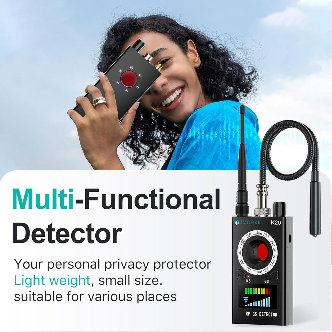 JMDHKK Multifunktionaler Datenschutzschutz: Versteckter Kamera-Detektor, Magnetfinder, Wanzen-Detekt