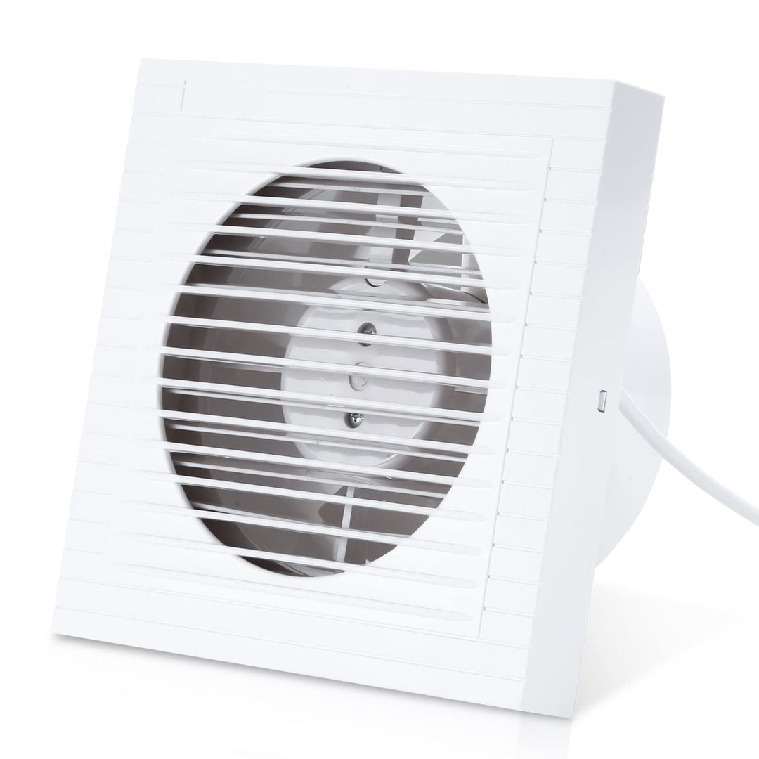 Badlüfter 100mm, Badezimmerlüfter Lüfter für Effiziente Belüftung Leiser Betrieb Ventilator, für Küc