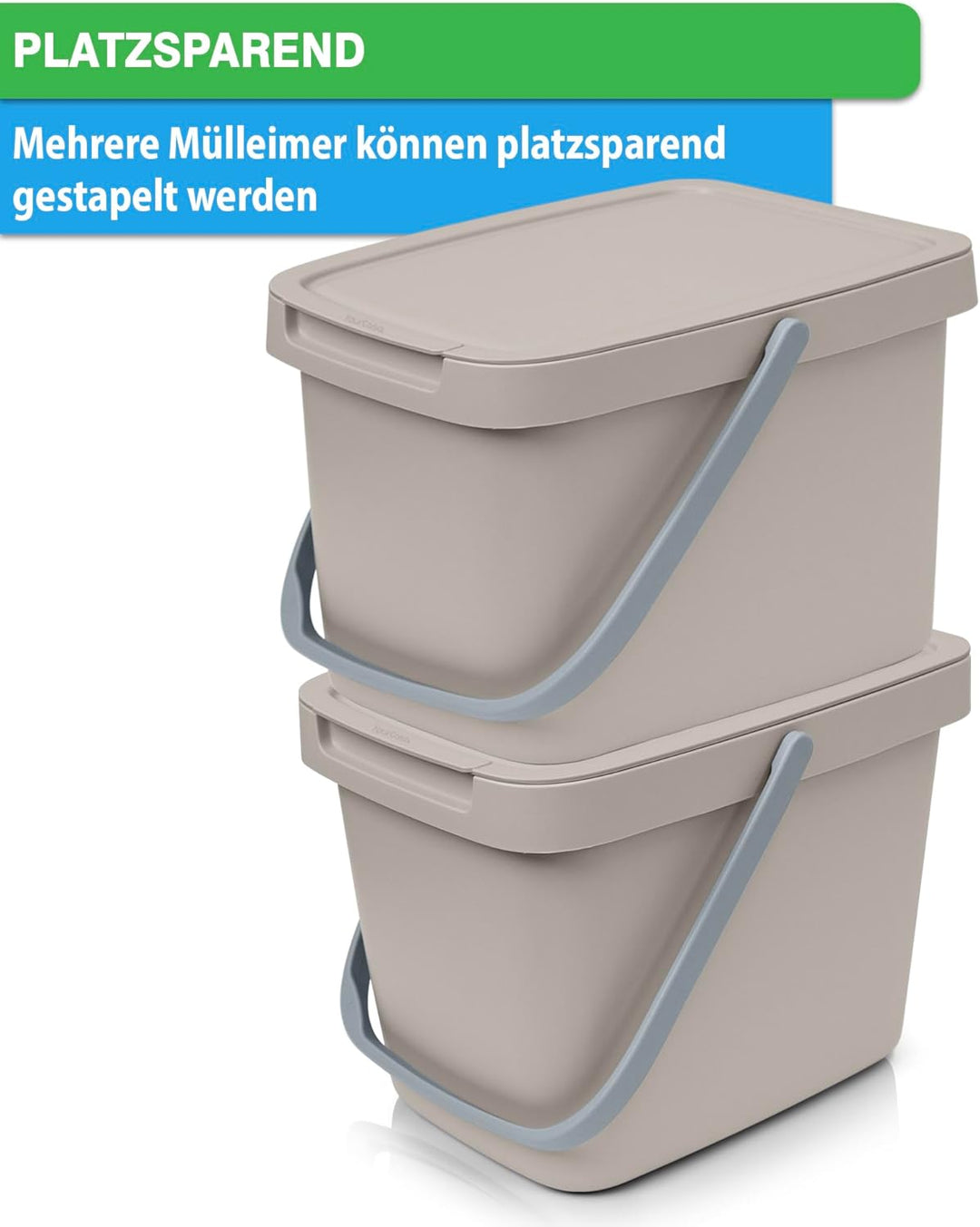 YourCasa Biomülleimer Küche 6L Komposteimer Küche für alltäglichen Biomüll Behälter - Kompostbehälte